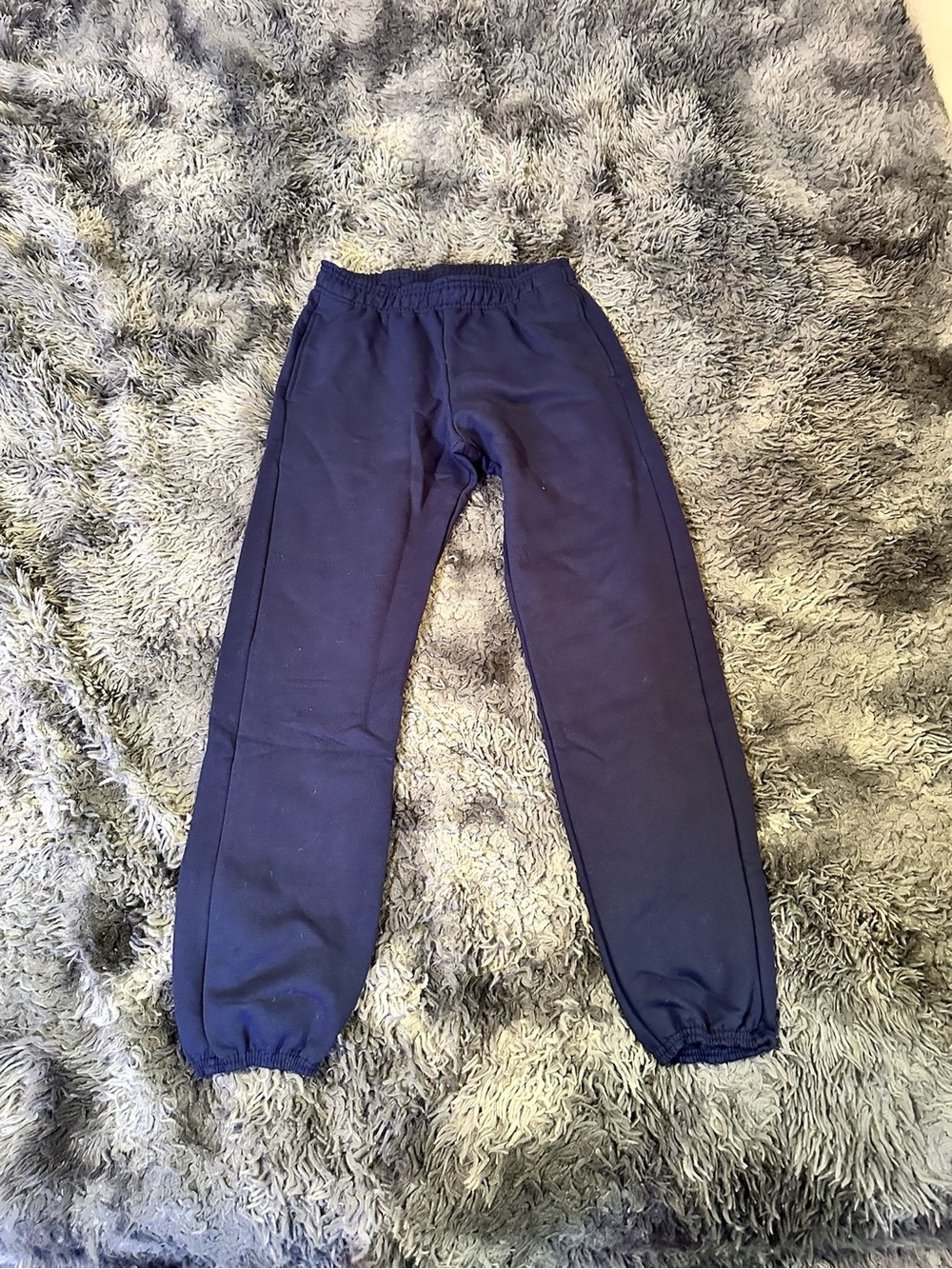 Hanes Navy Jogger Sweatpants for Kids